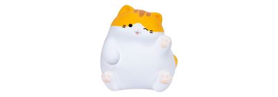 Alcancía figura gato plástica