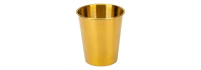Vaso acero inoxidable dorado