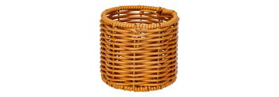 Canasta mini textura marrón