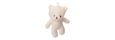 Peluche oso compacto beige