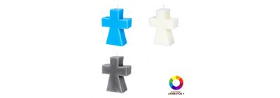 Vela aromática figura cruz