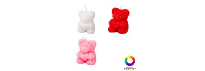 Vela figura oso aromática