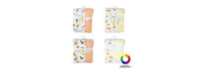 Manta estampado animales bebé