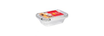 Bandeja rectangular aluminio 290ml