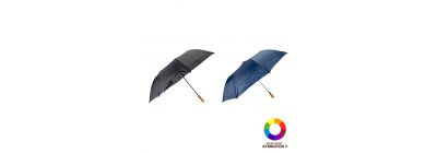 Sombrilla marrón automática 70 cm