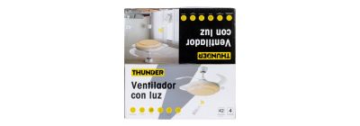Ventilador techo con lámpara