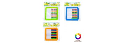 Ábaco plástico colores surtidos