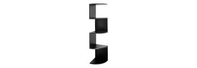 Estante esquinero 5 niveles negro