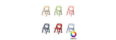 Silla plegable plástico surtido