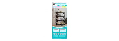 Zapatera plástica 4 niveles