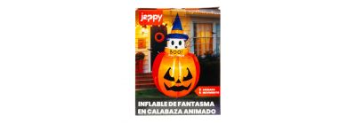 Inflable calabaza fantasma decorativo