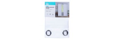 Cortina tela blackout blanca