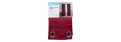 Cortina vino estampada blackout