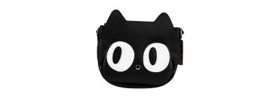 Bolso relieve gato bicolor