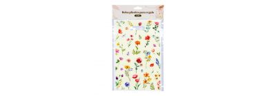 Bolsa plástica flores