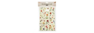 Bolsa plástica flores 