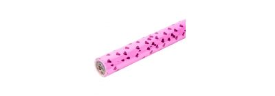 Papel corazones rosado fucsia