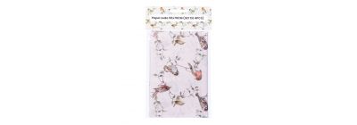 Papel seda estampado aves