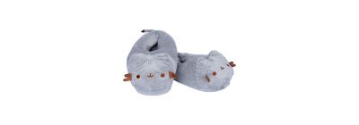 Pantuflas Pusheen gris marrón