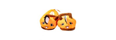 Pantuflas Chainsaw Man naranja