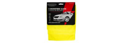 Toalla microfibra 4und amarillo