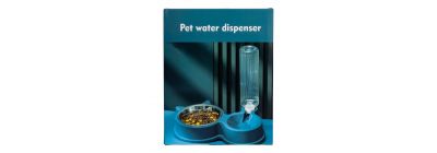 Taza dispensador agua mascota