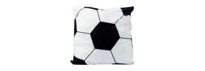 Almohadón bola fútbol decorativo