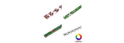 Papel regalo estampado deporte 2pcs 70x100cm std