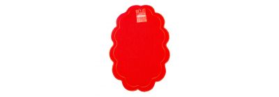 Individual Navideño Rojo