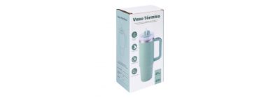 Envase aluminio 30 oz verde