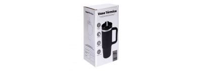 Envase aluminio 30 oz negro