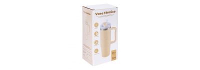 Envase aluminio 30 oz beige
