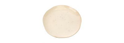 Plato cerámica puntos moderno