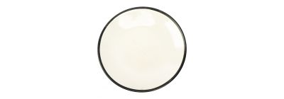 Plato cerámico plano moderno