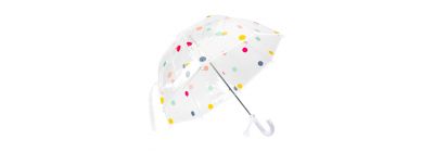 Paraguas estampado puntos multicolor