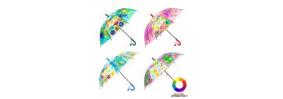 Sombrilla dinosaurio multicolor