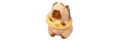 Peluche capibara flotador 20 cm