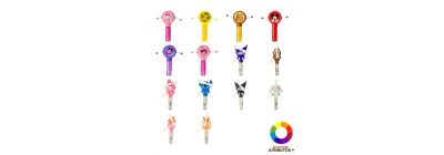 Burbuja figura con abanico