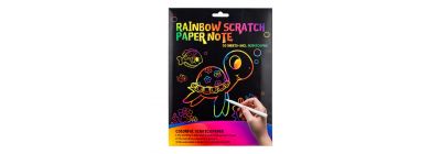 Hoja para colorear rainbow scratch