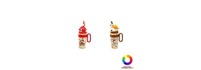 Envase metálico Snoopy con relieve