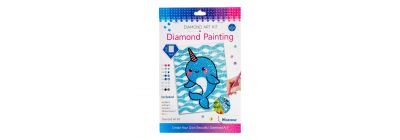 Pintura diamantes delfín creativa