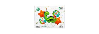 Globo metálico dinosaurio cumpleaños