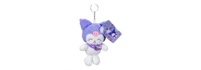 Llavero afelpado Kuromi 14cm