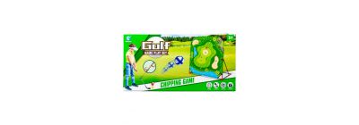 Juego golf plástico con accesorios