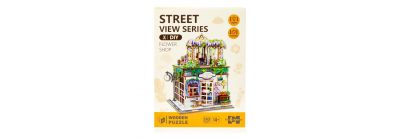 Rompecabezas 3D madera florería