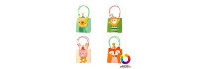 Bolsa papel relieve animales