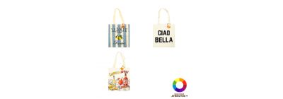 Bolso tela con zipper