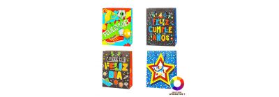 Bolsa papel diseño escarcha