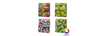 Bolsa papel diseño fútbol