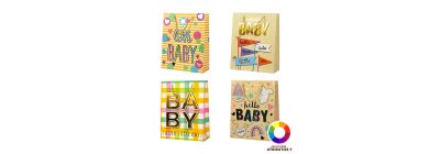 Bolsa papel mediana diseño bebé